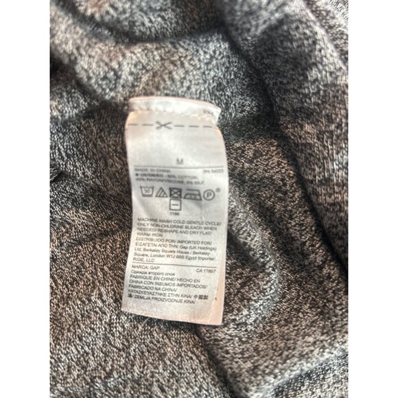 Gray Open Front Cardigan Sweater Long Sleeve Casual Everyday Layering - Picture 6 of 6